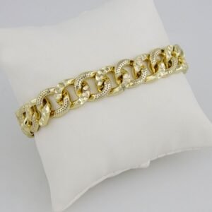 Bracelets Woman/ Manillas Mujer/  ZIRCON STONE///  14K Real Color//// B-0060