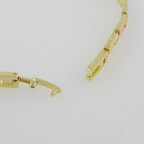 Bracelets Woman/ Pulseras Dama/  Zircon Stone/  Three Tone/ 3 Colores//  FREE SHIPPING OVER $50.00 DOLLAR PURCHASE///B-0077 - Image 4