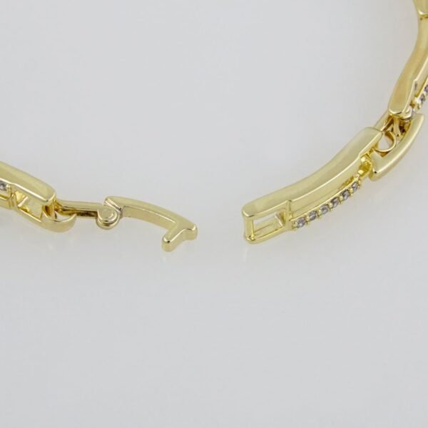Bracelets Woman/ Pulseras Dama/  Zircon Stone/  14K Real Color/  FREE SHIPPING OVER $50.00 DOLLAR PURCHASE///B-0078 - Image 4