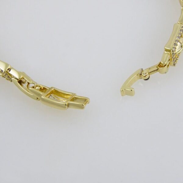 Bracelets Woman/ Pulseras Dama/  Zircon Stone/  14K Real Color/  FREE SHIPPING OVER $50.00 DOLLAR PURCHASE///B-0079 - Image 4