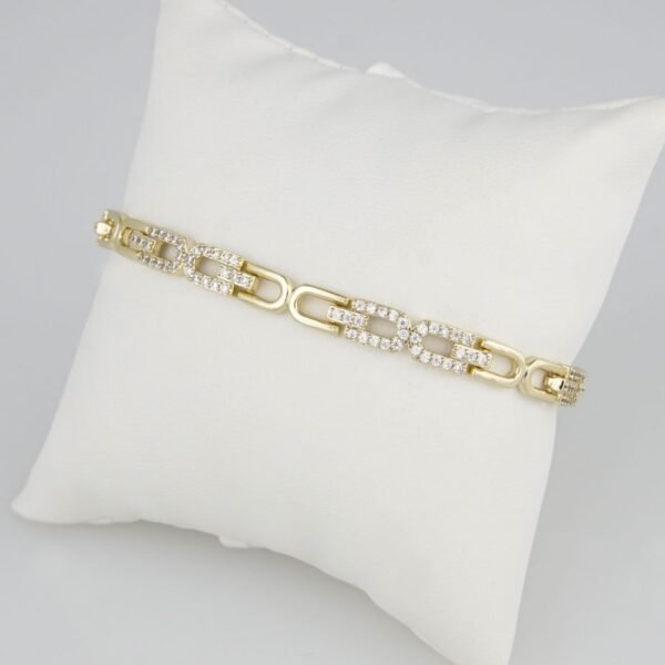 Bracelets Woman/ Pulseras Dama/ Zircon Stone/ 14K Real Color//B0046