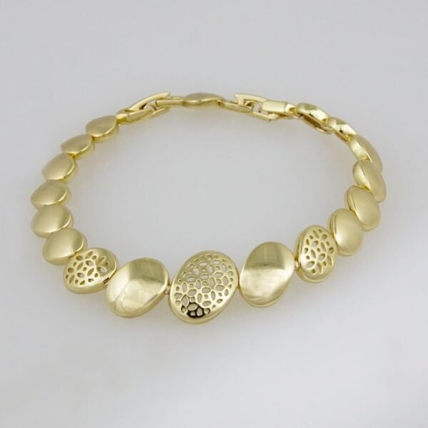 Bracelets Woman/ Manillas Mujer/  14K Real Color///  FREE SHIPPING OVER $50.00 DOLLAR PURCHASE///B0067 - Image 3
