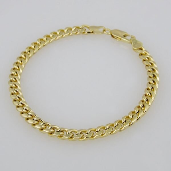 Bracelets Woman or Men/ Manillas Mujer o Hombre/  14K Real Color// 6mm// B0069 - Image 2