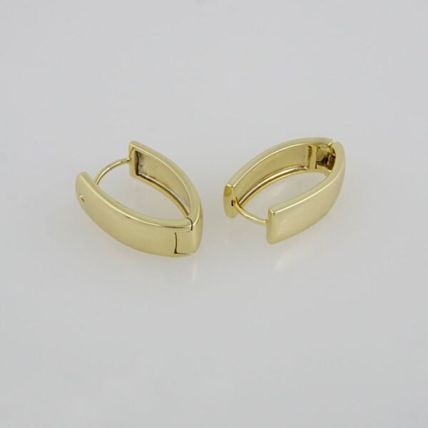 Earrings Woman/ Aretes Dama/   14K Real Color// E0065 - Image 2