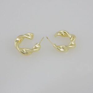 Earrings Woman/ Aretes Dama/  14K Real Color// E0072