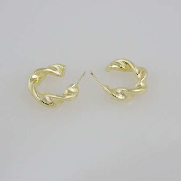 Earrings Woman/ Aretes Dama/  14K Real Color// E0072