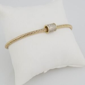 Bracelets Woman/ Manillas Mujer/ 14K Real Color 14K Real Color/ One Charms 3mm M0004
