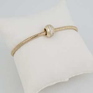 Bracelets Woman/ Manillas Mujer/ 14K Real Color 14K Real Color/ One Charms 3mm M0006