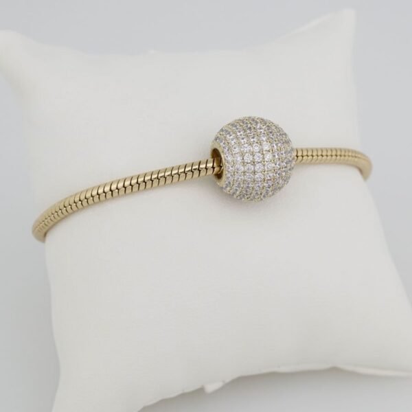 Bracelets Woman/ Manillas Mujer/ 14K Real Color 14K Real Color/ One Charms 3mm M0007