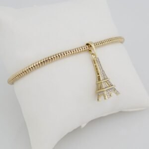 Bracelets Woman/ Manillas Mujer/ 14K Real Color 14K Real Color/ One Charms 3mm M0015