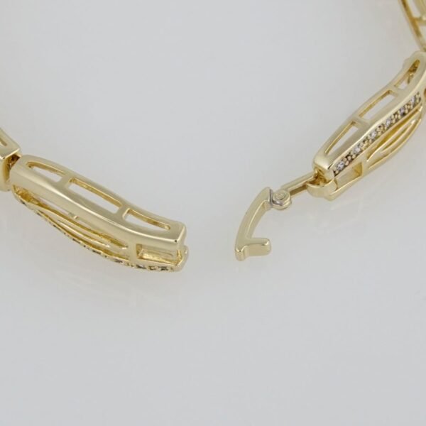 Bangles Woman/Pulsos Dama/  Zircon Stone/  14K Real Color /M0040 - Image 3