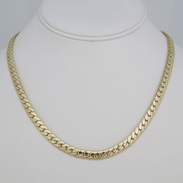 Chains/ Cadenas  14K Real Color 6mmX60cm, 50cm, 45cm/ N6007
