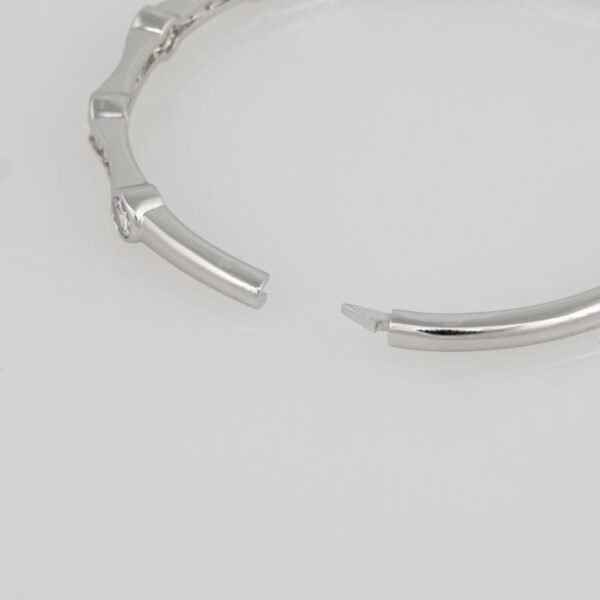 Bangles Woman/Pulsos Dama/  Zircon Stone/Silver Color// P0065 - Image 3