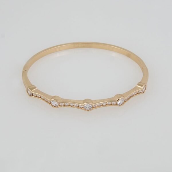 Bangles Woman/Pulsos Dama/  Zircon Stone/Rose Gold Color// P0067 - Image 2
