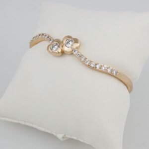 Bangles Woman/Pulsos Dama/  Zircon Stone/ Rose Gold Color/P0074