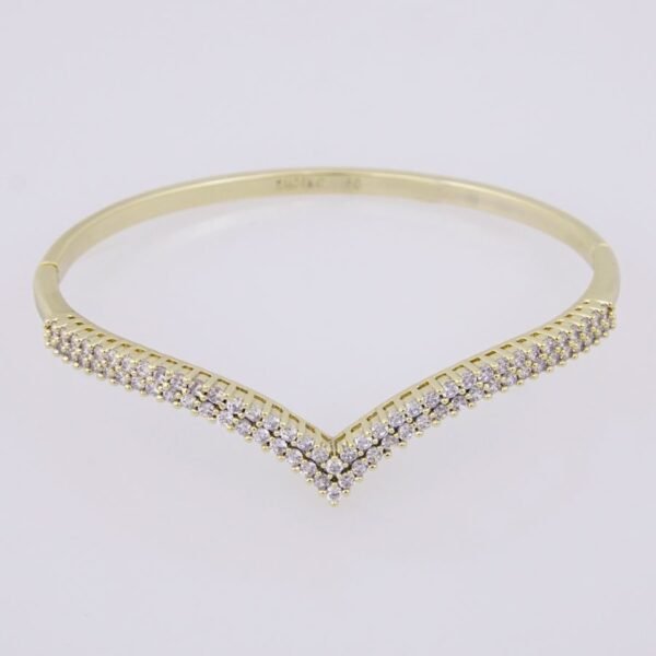 Bangles Woman/ Pulsos Dama///14K Real Color///Zircon Stone///FREE SHIPPING OVER $50.00 DOLLAR PURCHASE///P0084 - Image 2