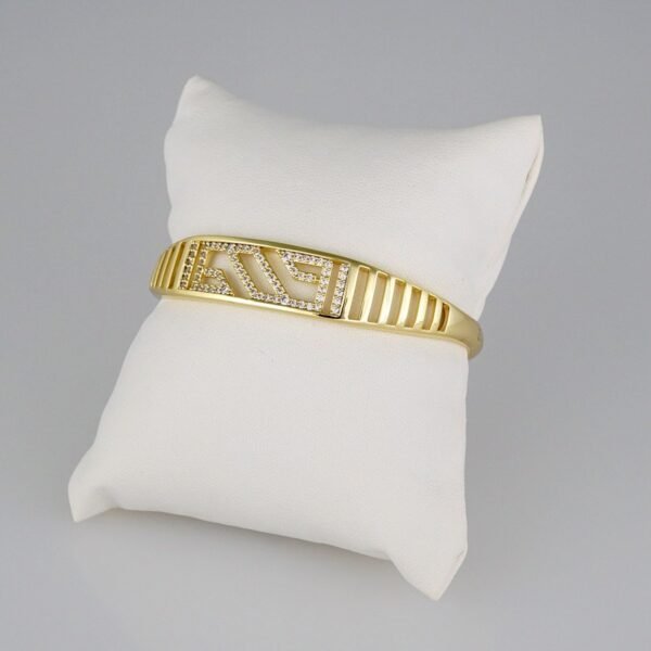 Bangles Women/ Pulsos Dama/ Zircon Stone/ 14K Real Color// P226 - Image 2