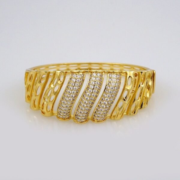 Bangles Women/ Pulsos Dama/  Zircon Stone/  14K Real Color// P231