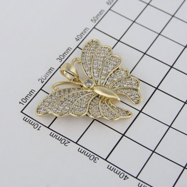 Pendants / Colgantes//  14K Real Color//  Zircon Stone///PEN40 - Image 2
