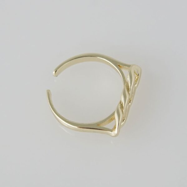 Woman Ring/ Anillos Damas/ Open Size/  Zircon Stone/  14K Real Color/ Ajustable// R003 - Image 2