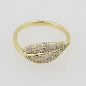 R027 Ring - Anillos - 14K Real Color - Zircon Stone