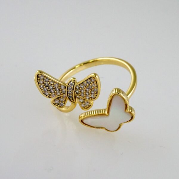 Women Ring/ Anillos Damas/  14K Real Color/  Zircon Stone// R436