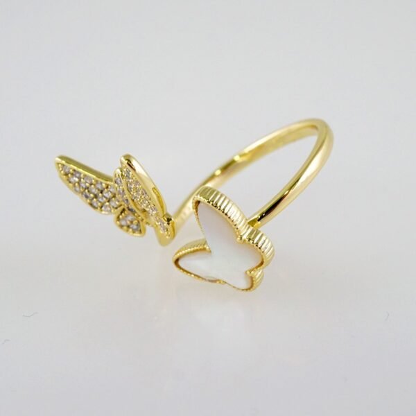 Women Ring/ Anillos Damas/  14K Real Color/  Zircon Stone// R436 - Image 2