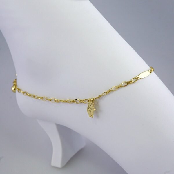A0052 Anklets - Tobilleras - 14K Real Color - Image 2