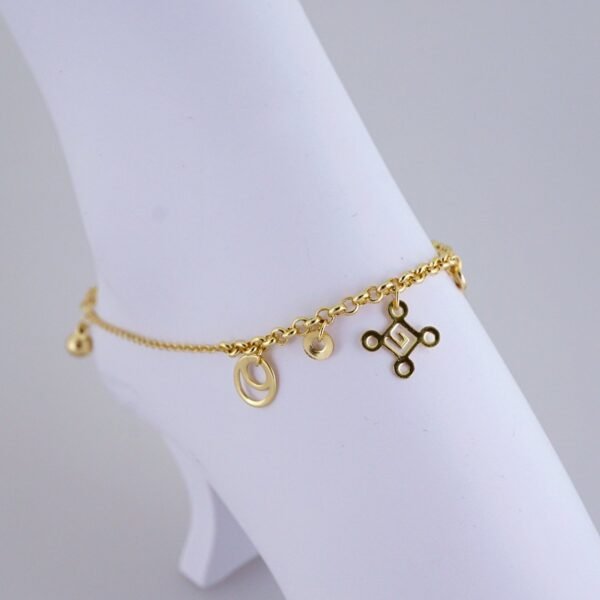 A0066 Anklets - Tobilleras - 14K Real Color - Image 2