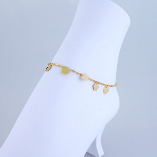 A0067 Anklets - Tobilleras - 14K Real Color