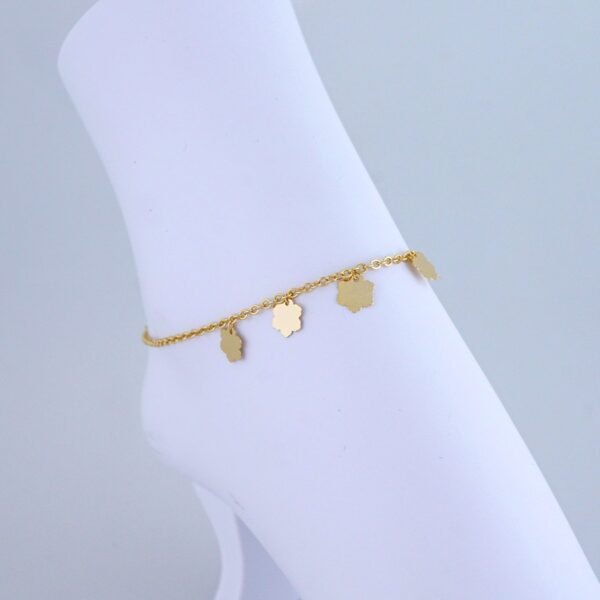 A0067 Anklets - Tobilleras - 14K Real Color - Image 2