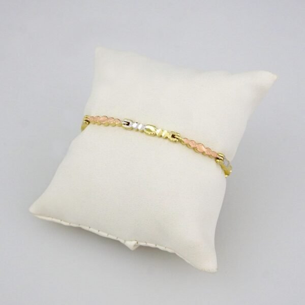 Bracelets Woman/ Manillas Mujer/Three Tone/ 3 Colores/ FREE SHIPPING OVER $50.00 DOLLAR PURCHASE///B0091