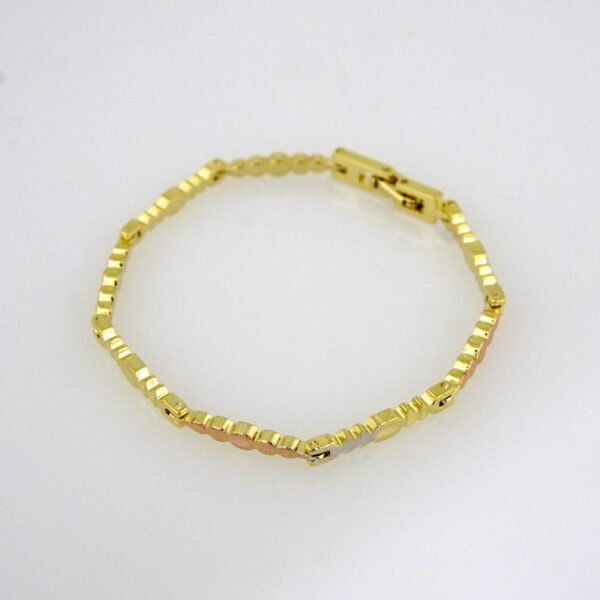Bracelets Woman/ Manillas Mujer/Three Tone/ 3 Colores/ FREE SHIPPING OVER $50.00 DOLLAR PURCHASE///B0091 - Image 2