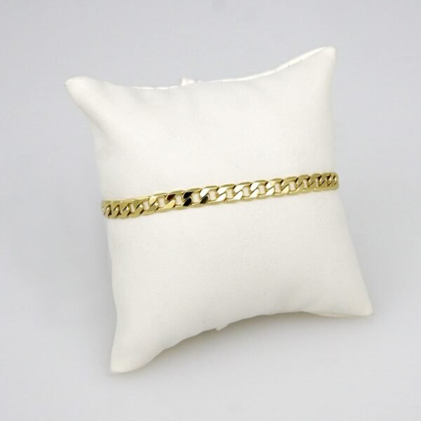 Bracelets Woman/ Pulseras Dama/  Plain/  14K Real Color/ 5mm/ B0104