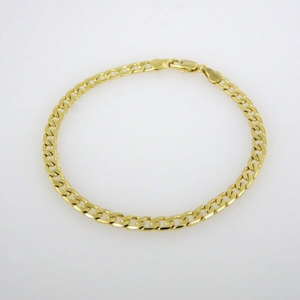 Bracelets Woman/ Pulseras Dama/  Plain/  14K Real Color/ 5mm/ B0104 - Image 2