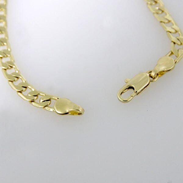 Bracelets Woman/ Pulseras Dama/  Plain/  14K Real Color/ 5mm/ B0104 - Image 3