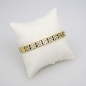 Bracelets Woman/ Pulseras Dama/  Zircon Stone/  14K Real Color///B0107