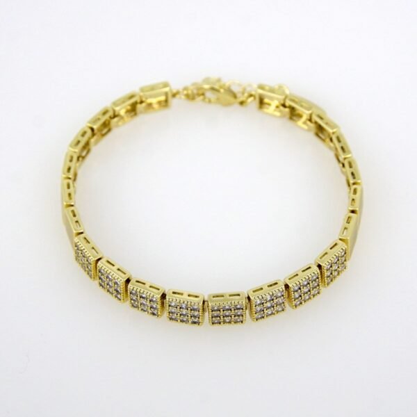 Bracelets Woman/ Pulseras Dama/  Zircon Stone/  14K Real Color///B0107 - Image 2