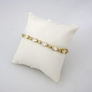 Bracelets Woman/ Pulseras Dama/ Zircon Stone/ 14K Real Color//B0125