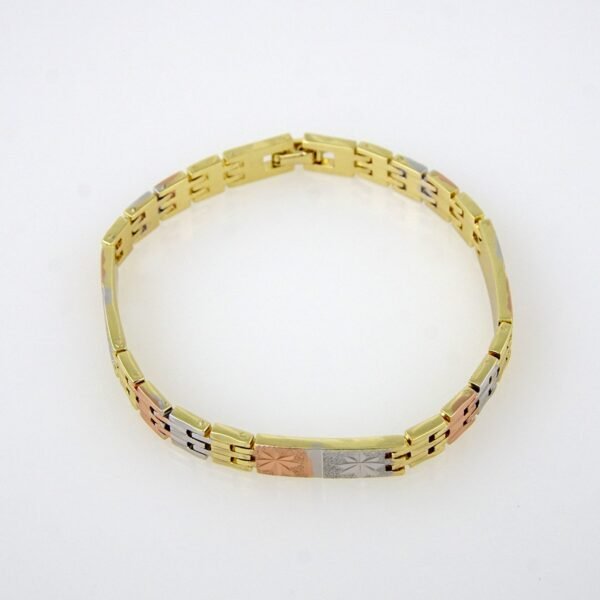 Bracelets Woman/ Pulseras Dama/Plain/ Three Tone/ 3 Colores//B0132 - Image 2