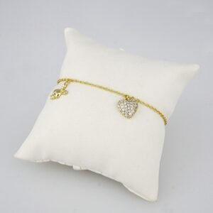 Bracelets Woman/ Manillas Mujer/  14K Real Color/ Zircon Stone// B0140