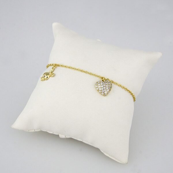 Bracelets Woman/ Manillas Mujer/  14K Real Color/ Zircon Stone// B0140