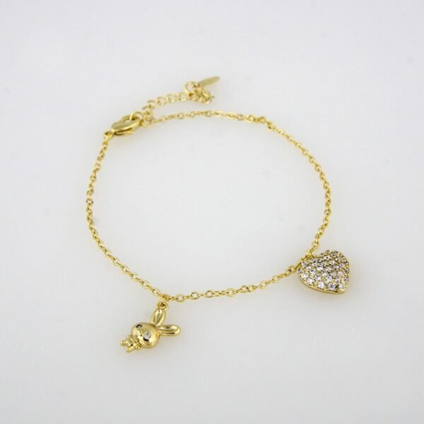 Bracelets Woman/ Manillas Mujer/  14K Real Color/ Zircon Stone// B0140 - Image 2