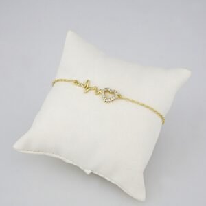 Bracelets Woman/ Manillas Mujer/  14K Real Color/ Zircon Stone// B0142