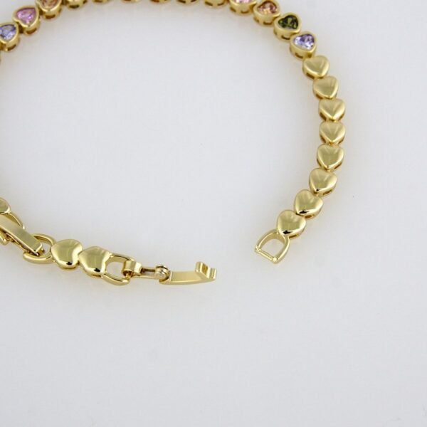 Bracelets Woman/ Manillas Mujer/ 14K Real Color/Zircon Stone// B0151 - Image 3
