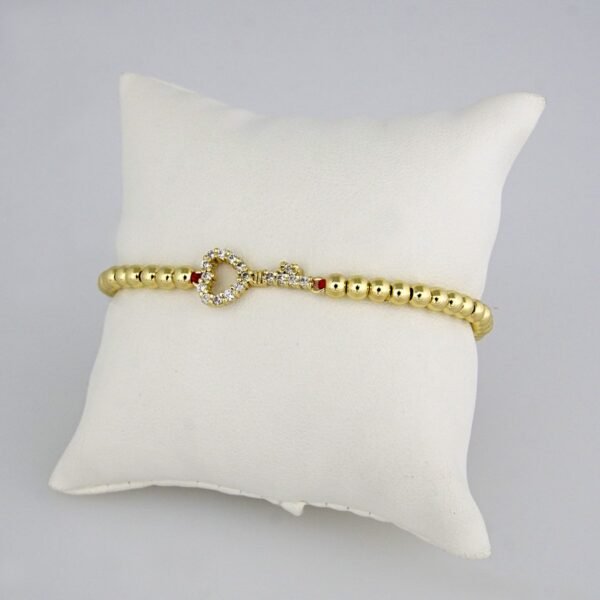 Bracelets Woman/ Pulseras Dama/  14K Real Color/   Hilo Rojo Ajustable// B0156