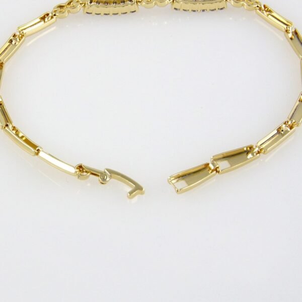 Bracelets Woman/ Pulseras mujer/  Zircon Stone/  14K Real Color// B0179 - Image 3