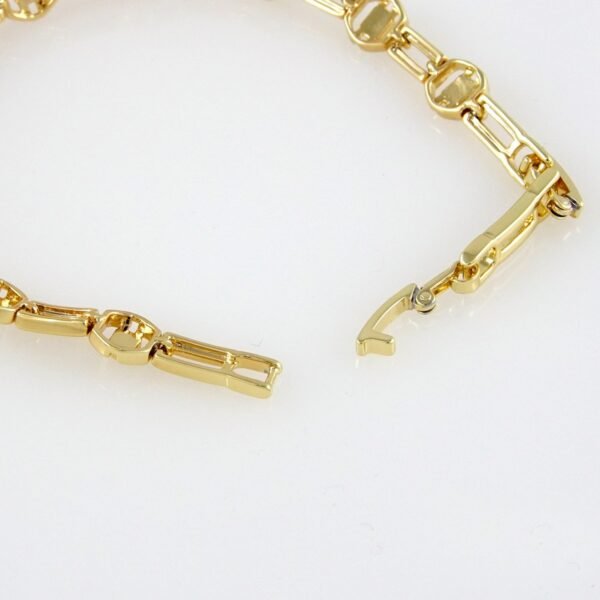 Bracelets Woman/ Pulseras mujer/  Zircon Stone/  14K Real Color// B0180 - Image 3