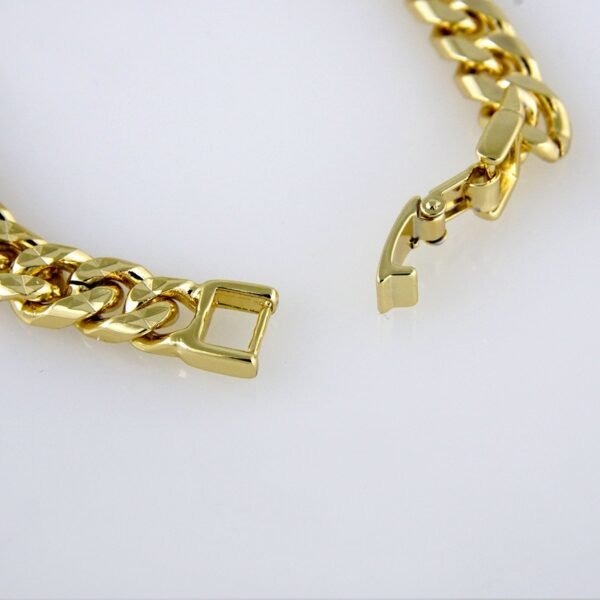 Bracelets Woman/ Manillas Mujer/ 14K Real Color/Plain// B0194 - Image 3