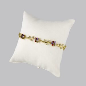 Bracelets Woman/ Manillas Mujer/  14K Real Color/ Zircon Stone// B0195
